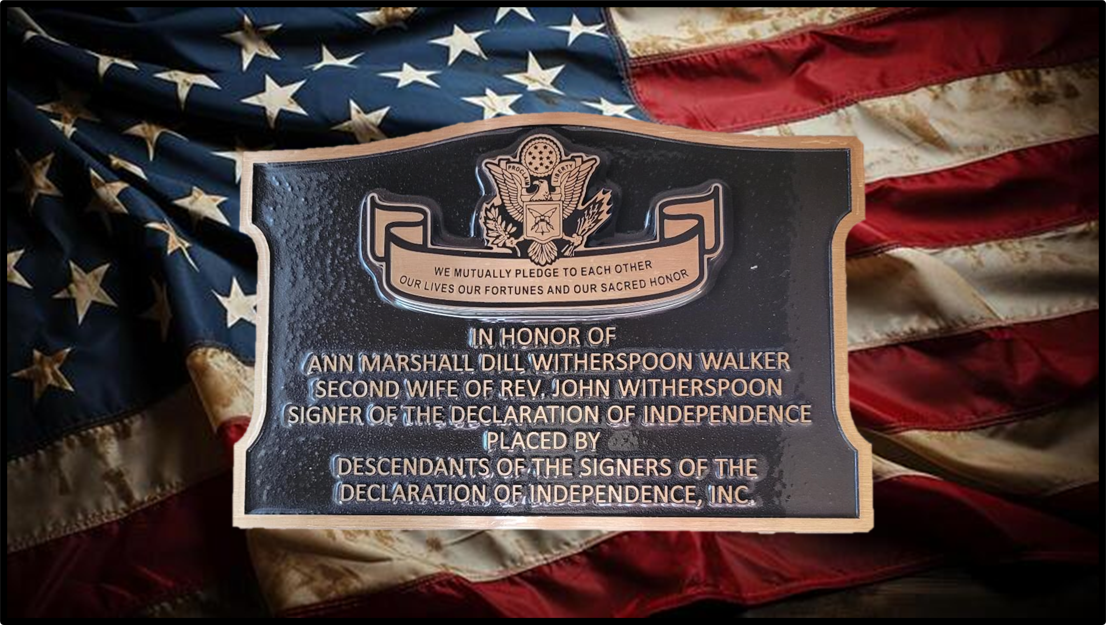 Grave Marking for Declaration Signer’s Wife